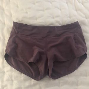 Lululemon Speed up short, purple